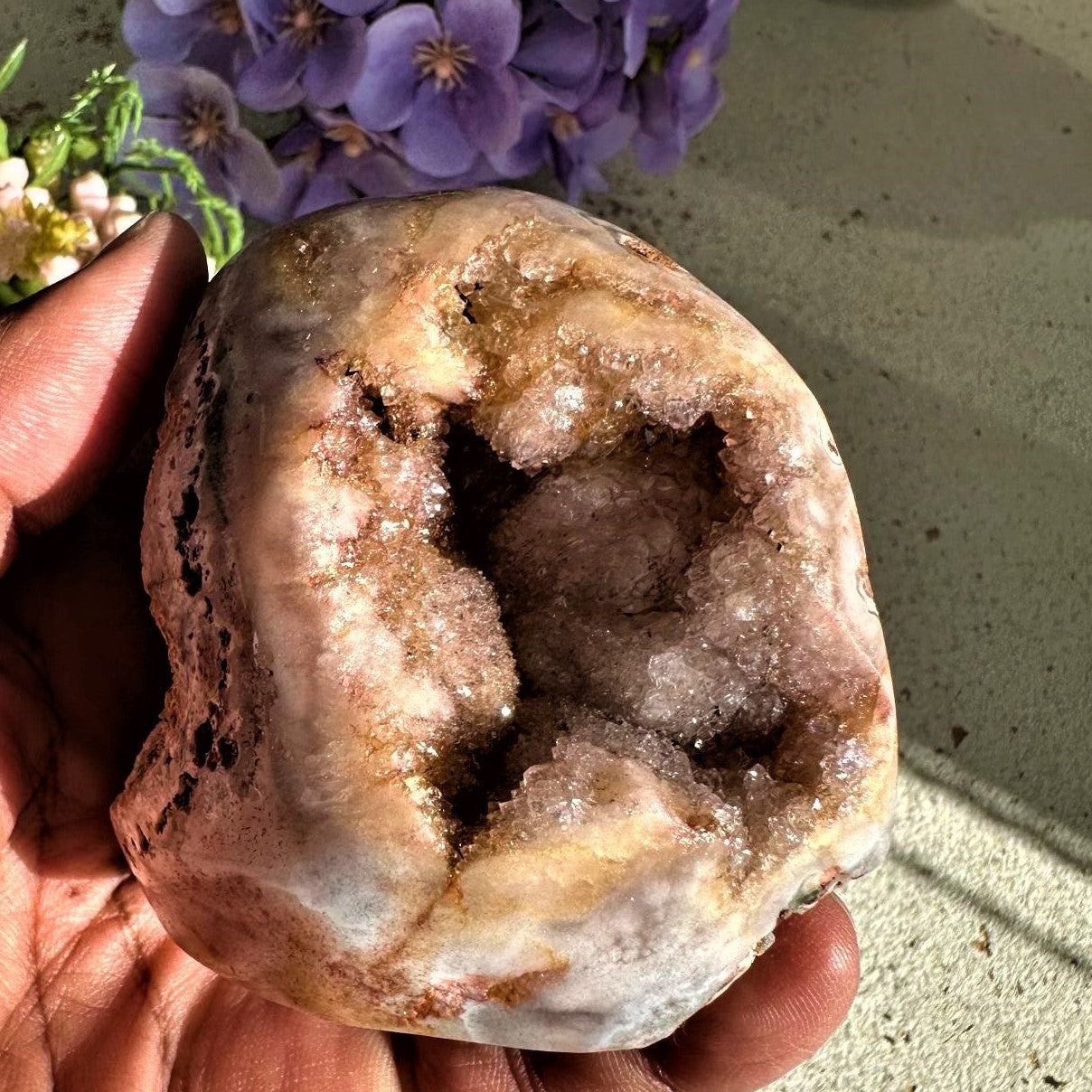 Pink Amethyst - Geode - P91 Pink Amethyst - Geode - P91
